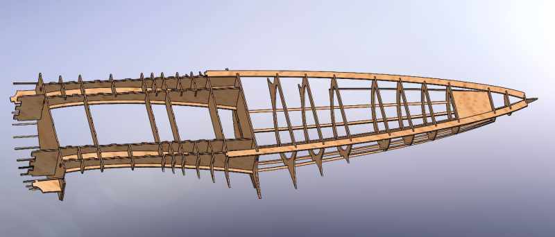 Polikarpov I 16 Rata 2480 mm Spw. - Holz-​Bausatz cnc lasercut